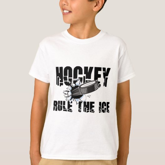 Hockey Rule Het ijs T-shirt (Voorkant)