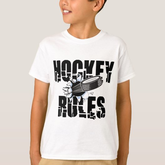 Hockey Rules Kinder T-shirt (Voorkant)