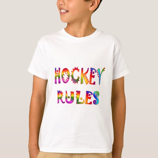 Hockey Rules T-shirt (Voorkant)