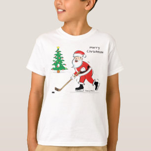 Hockey Santa Kerstjeugd T-shirt