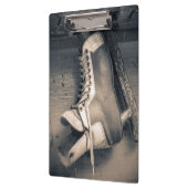  hockey schaats BW Klembord (Links)