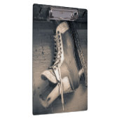  hockey schaats BW Klembord (Rechts)