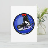 Hockey-Schaats Kaart (Staand voorkant)