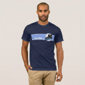 Hockey Schaatsen; Blauw T-shirt (Voorkant volledig)