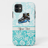Hockey Schaatsen; Damask Case-Mate iPhone Case (Achterkant)