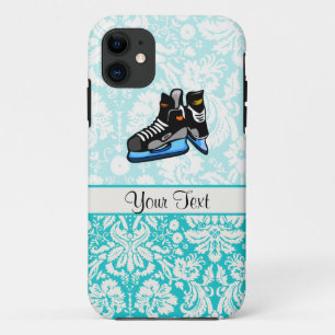 Hockey Schaatsen; Damask Case-Mate iPhone Case