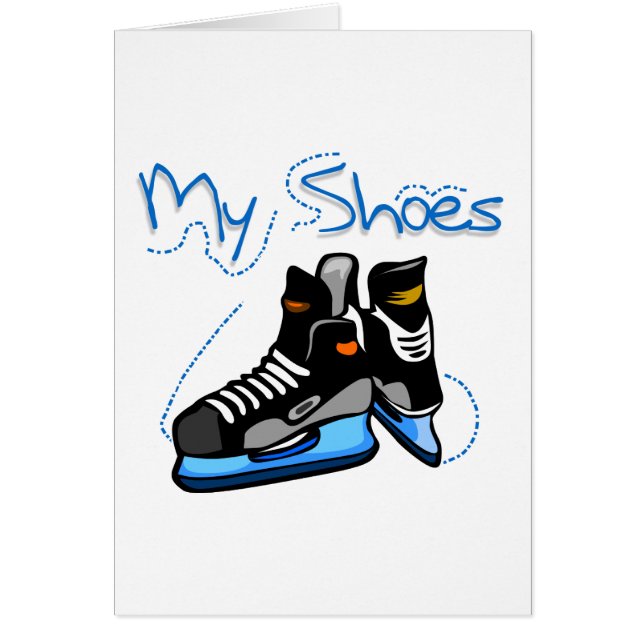 Hockey-Schaatsen Mijn schoenen Tshirts en cadeautj (Voorkant)