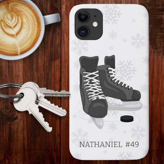 Hockey Schaatsen Monogram Case-Mate iPhone Case