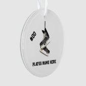  Hockey Schaatsen Ornament (voorkant)