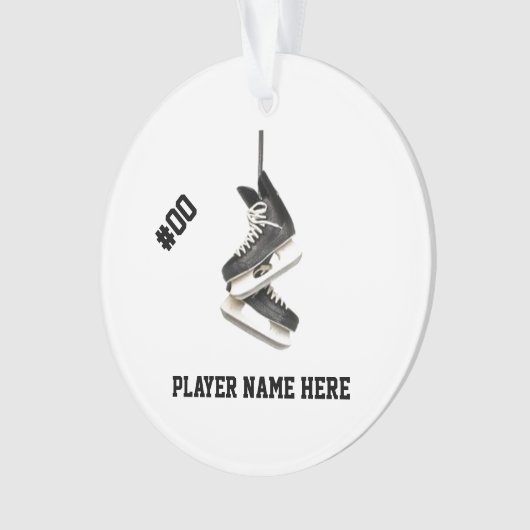  Hockey Schaatsen Ornament (voorkant)