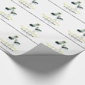 Hockey Schaatsen-Personalized 16th Birthday Cadeaupapier (Hoek)