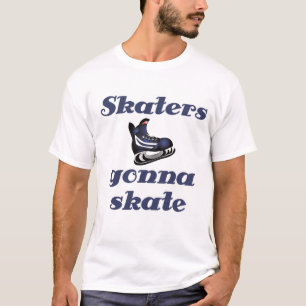 Hockey schaatsers gaan Schaats T-shirt