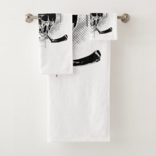 Hockey Schedel Bad Handdoek