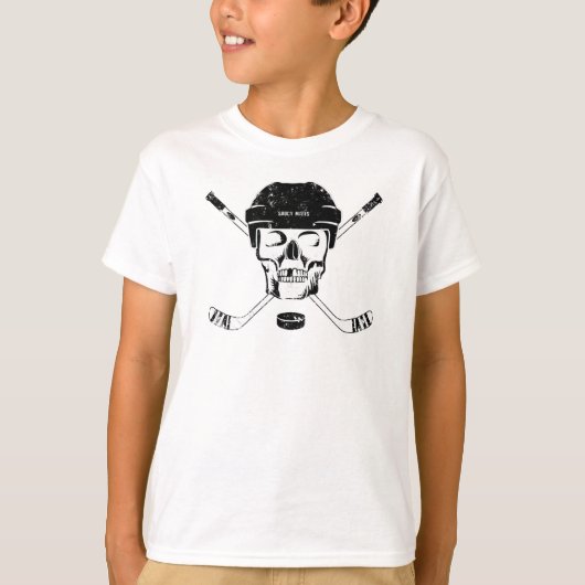 Hockey Schedel T-Shirt (Voorkant)