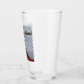 Hockey Season Ice Cold Funny Humor Puck Glas (Links)