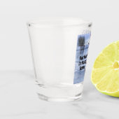 Hockey Season Ice Cold Funny Humor Puck Shot Glas (Links)