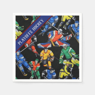 Hockey Season Ice Hockey Napkins Servet