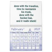 Hockey Season Poem Agenda Kalender (Feb 2027)