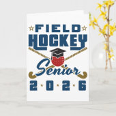 Hockey Senior 2026 Afstuderende Cl Senior Avond Kaart (Gele Bloem)
