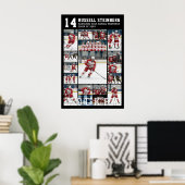 Hockey Senior Graduation 18 Photo Collage Poster (Thuiskantoor)