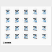 Hockey Senior Klasse van 2024 Ronde Sticker (Vel)