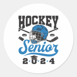Hockey Senior Klasse van 2024 Ronde Sticker