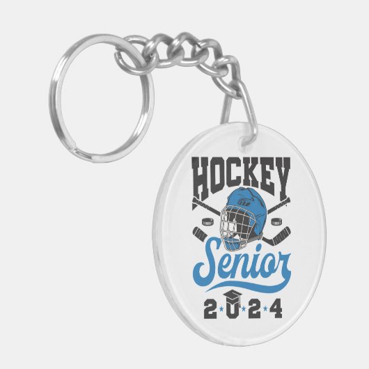 Hockey Senior Klasse van 2024 Sleutelhanger (Voorkant Links)