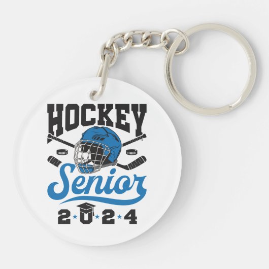 Hockey Senior Klasse van 2024 Sleutelhanger (Achterkant)