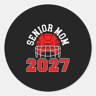 Hockey senior moeder 2027 ijshockey speler senior ronde sticker