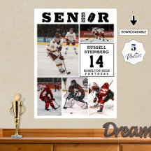 Hockey Senior Night 5 Foto Collage
