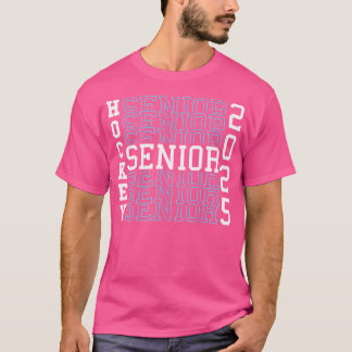 Hockey Senior Night Hockey Senior 2025 Afstuderen T-shirt