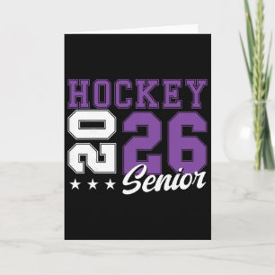 Hockey Senior Night Hockey Senior 2026 Afstuderen Kaart