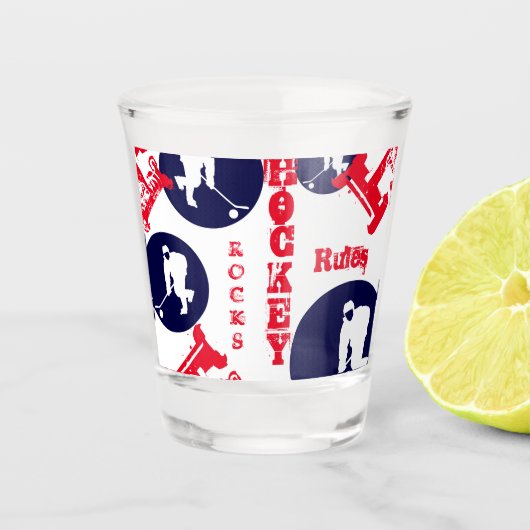 Hockey Shot Glas (Voorkant)