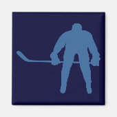 Hockey silhouet magneet (Voorkant)