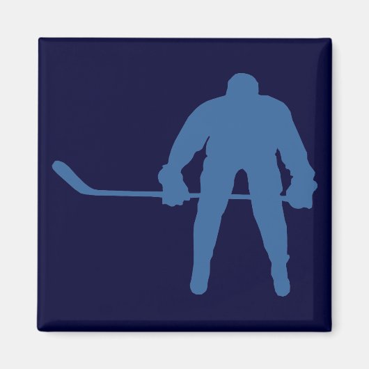 Hockey silhouet magneet (Voorkant)