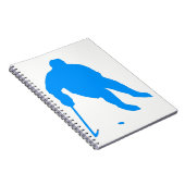 Hockey Silhouet Notitieboek (Rechterzijde)