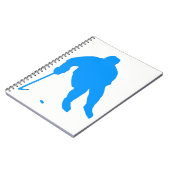 Hockey Silhouet Notitieboek (Linkerzijde)