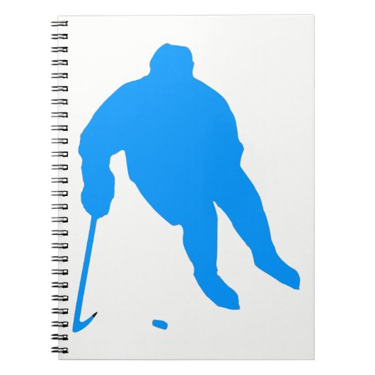 Hockey Silhouet Notitieboek (Voorkant)