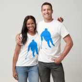 Hockey Silhouet T-shirt (Unisex)
