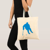 Hockey Silhouet Tote Bag (Voorkant (product))