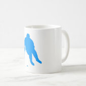 Hockey Silhouette Koffiemok (Voorkant rechts)