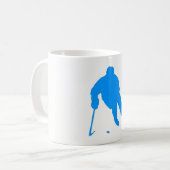 Hockey Silhouette Koffiemok (Voorkant links)
