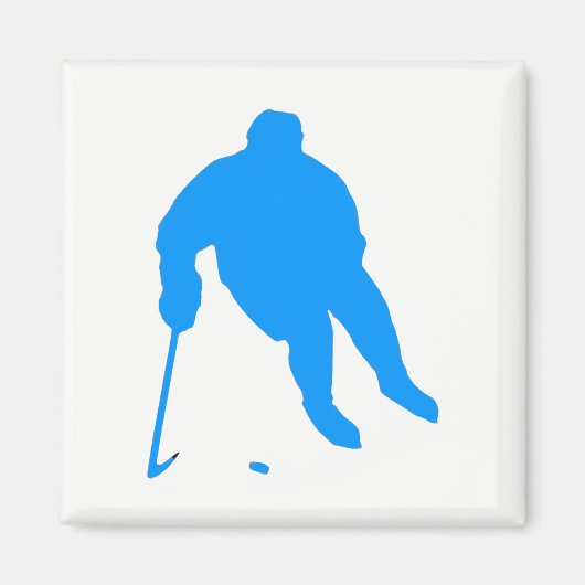 Hockey Silhouette Magneet (Voorkant)