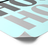 Hockey Silhouette T-shirts en cadeautjes Poster (Hoek)