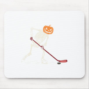 Hockey Skelet Halloween Speler Catcher Heren Jonge Muismat