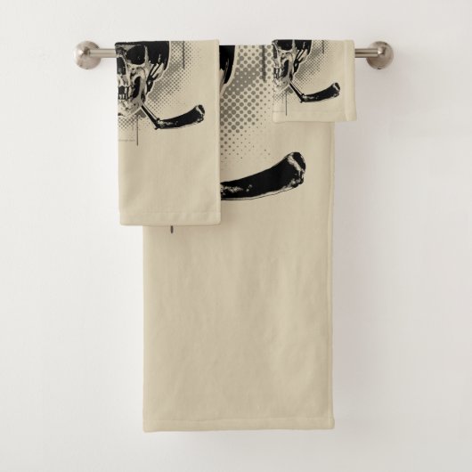 Hockey Skull Bad Handdoek (Insitu)