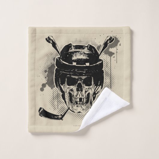 Hockey Skull Bad Handdoek (Wasdoekje)