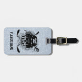 Hockey Skull Bagagelabel (Voorkant horizontaal)