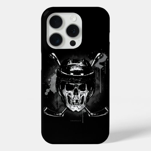Hockey Skull Case-Mate iPhone Case (Achterkant)