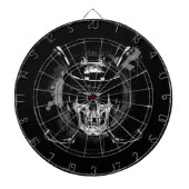 Hockey Skull Dartbord (Voorkant)